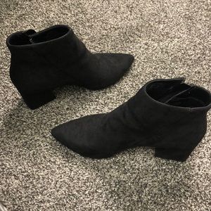 Black Forever 21 Booties, Size US 7. Worn only once, great condition